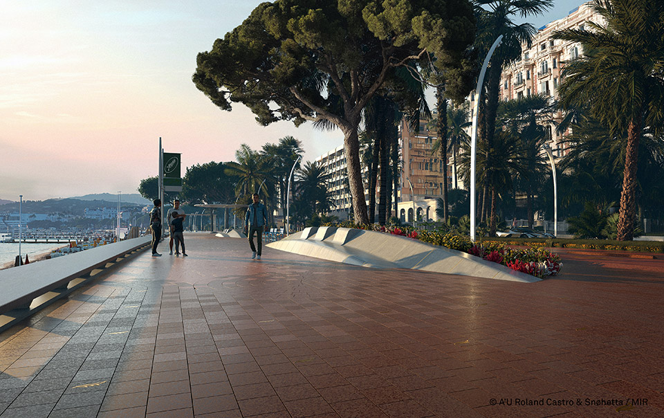 Vue de la nouvelle Croisette