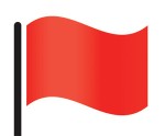 Drapeau rouge