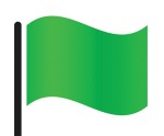 Drapeau vert