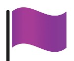 Drapeau violet