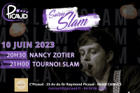 visuel - affiche - soirée slam - Nancy Zotier