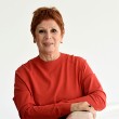 photo de Brigitte Lefèvre femme cheveux court roux