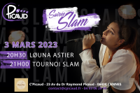 visuel - affiche - soirée slam - Løuna Astier