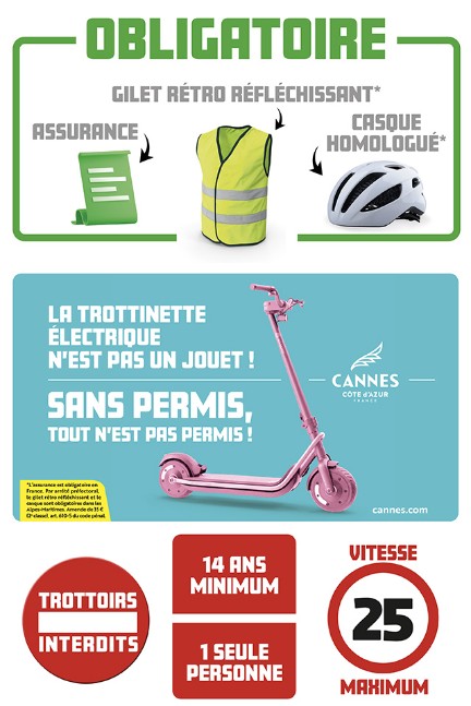 La trottinette électrique n'est pas un jouet !